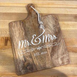 Mr & Mrs 2020 Wooden Board